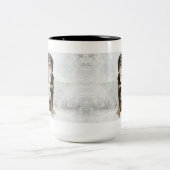 ベルネーゼ山犬のマグ ツートーンマグカップ (中央)