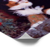 ベルネーゼ山犬の子犬ポスター ポスター (角)