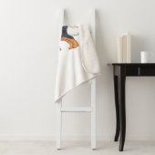 ベルネーゼ山犬の漫画イラストレーション シェルパブランケット (インサイチュ)