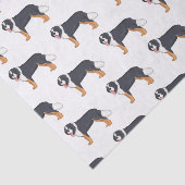 ベルネーゼ山犬の漫画イラストレーション 薄葉紙 (詳細)