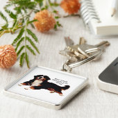 ベルネーゼ山犬 キーホルダー (側面)