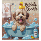 ベルネードルスロッピースリームイおもしろいキュート シャワーカーテン (正面)