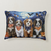 ベルネードルハロウィン不気味 アクセントクッション (裏面)