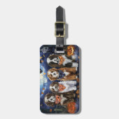 ベルネードルハロウィン不気味 ラゲッジタグ (正面縦)