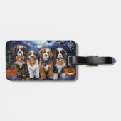 ベルネードルハロウィン不気味 ラゲッジタグ (裏面横)