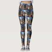 ベルネードルハロウィン不気味 レギンス (正面)