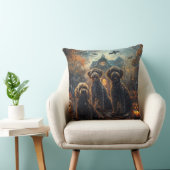 ベルネードルハロウィーンナイトドギー喜び クッション (椅子)