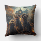 ベルネードルハロウィーンナイトドギー喜び クッション (裏面)