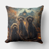 ベルネードルハロウィーンナイトドギー喜び クッション (正面)