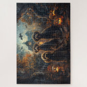 ベルネードルハロウィーンナイトドギー喜び ジグソーパズル (縦)