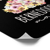 ベルネードルママフローラポードドドッグママ ポスター (角)