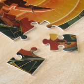 ベルネ不気味スマウンテンハロウィーンウィッチパンプキン ジグソーパズル (側面)