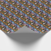 ベルネ不気味スマウンテンハロウィーンウィッチパンプキン ラッピングペーパー (角)