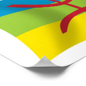 ベルバーピープルフラッグポスタープリント ポスター (角)