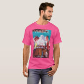ベルビエのスキーポスター Tシャツ (正面フル)