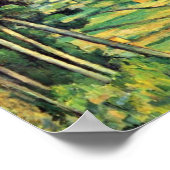 ベルビューから見られるモンターニュ・サントビクトワール ポスター (角)