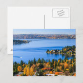 ベルビューの秋の豪華な色 ポストカード (正面/裏面)