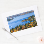 ベルビューの秋の豪華な色 長方形シール (封筒)