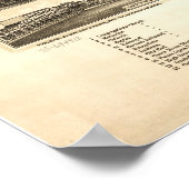 ベルビューオハイオ1888アンティークパノラママップ ポスター (角)