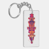 ベルビューワシントンスカイライン キーホルダー (正面左)