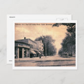 ベルビュー大通り & ヴァレー道路、モントクレア NJ ヴィンテージ ポストカード (正面/裏面)