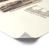 ベルビュー, OHパノラママップ – 1888 ポスター (角)