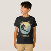 ベルビーチオーストラリアサーフィン 動揺して Tシャツ (正面フル)