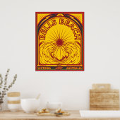 ベルビーチビクトリアオーストラリアサーフブレイクサーフィン ポスター (キッチン)