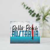 ベルビーチポストカードオーストラリアサーフボード ポストカード (スタンド正面)