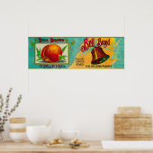 ベルピーチラベル ポスター (キッチン)