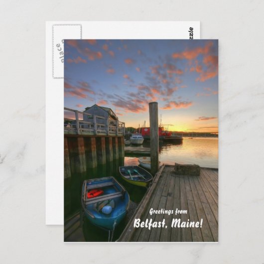 ベルファストからの挨拶メイン！ ポストカード (正面/裏面)