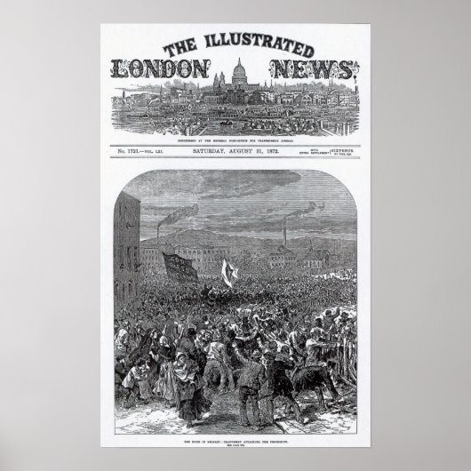 ベルファストでの暴動 ポスター (正面)