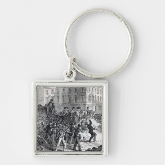 ベルファストの暴動 キーホルダー (正面)