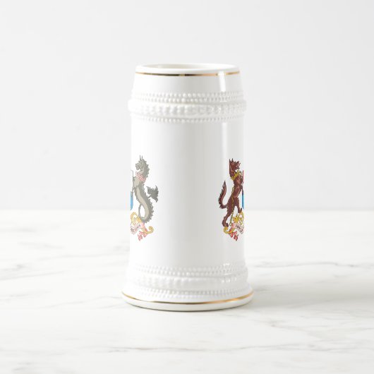 ベルファストの紋章付き外衣 ビールジョッキ (中央)