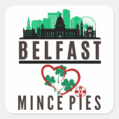 ベルファストはミンセパイズシティスケープを愛する スクエアシール (正面)