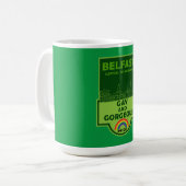 ベルファストゲイプライド – ブライトン・アイルランドLGBT - コーヒーマグカップ (正面左)