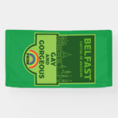 ベルファストゲイプライド – ブライトン・アイルランドLGBT - 横断幕 (横)