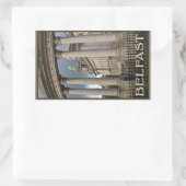 ベルファストシティホール 長方形シール (バッグ)