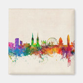 ベルファスト北アイルランドのスカイライン マグネット (正面)