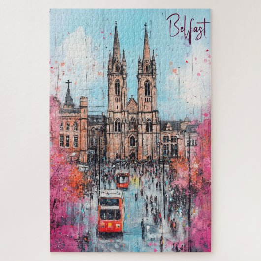 ベルファスト北アイルランドへの旅行 ジグソーパズル (縦)