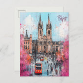 ベルファスト北アイルランドへの旅行 ポストカード (正面/裏面)