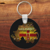ベルファスト北アイルランド キーホルダー (正面)