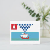 ベルファスト国旗 ポストカード (スタンド正面)