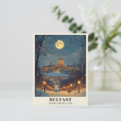 ベルファスト・ウィンター・ナイト・シーン ポストカード (スタンド正面)