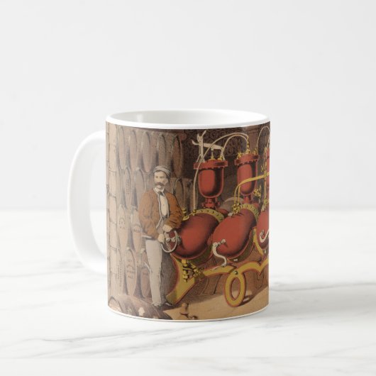 ベルファスト・ジンジャー・エールのヴィンテージ広告。 コーヒーマグカップ (正面左)