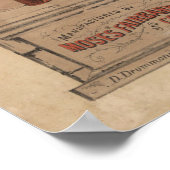 ベルファスト・ジンジャー・エールのヴィンテージ広告。 ポスター (角)