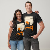 ベルファスト・ノーン・アイルランド・ヴィンテージ旅行ポスター Tシャツ (ユニセックス)