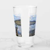 ベルフィールド湖の雲が静かな水 タンブラーグラス (右)