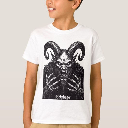 ベルフェゴール の地獄的なインスピレーション Tシャツ (正面)