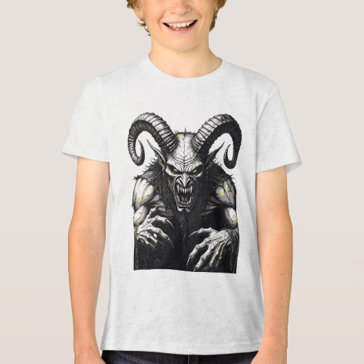 ベルフェゴール 地獄の火の最高の発明者 トライブレンドTシャツ (正面)